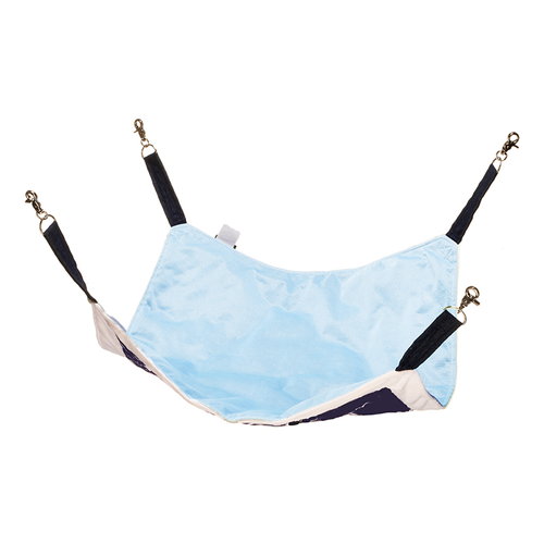 接触冷感フック付きハンモック デニムストライプ